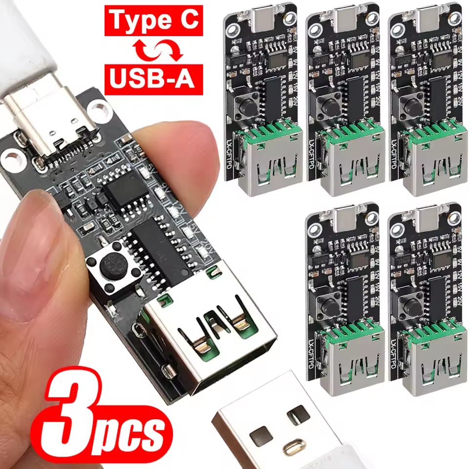 1-3 ชิ้น บอร์ดทริกเกอร์ USB-C  - Modular Power Supply บทวิจารณ์และราคา