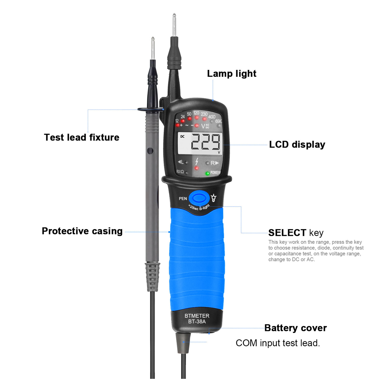 เครื่องทดสอบแรงดันไฟฟ้า AC/DC  - Power Supply Tester บทวิจารณ์และราคา