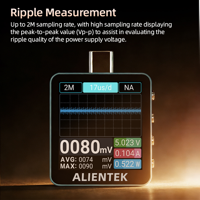 ALIENTEK C2 เครื่องทดสอบ USB ป - Power Supply Tester บทวิจารณ์และราคา