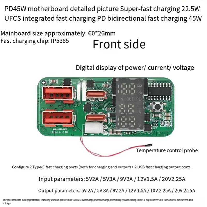 โมดูลชาร์จ ABKN-DIY PD45W 3S แ - Modular Power Supply บทวิจารณ์และราคา