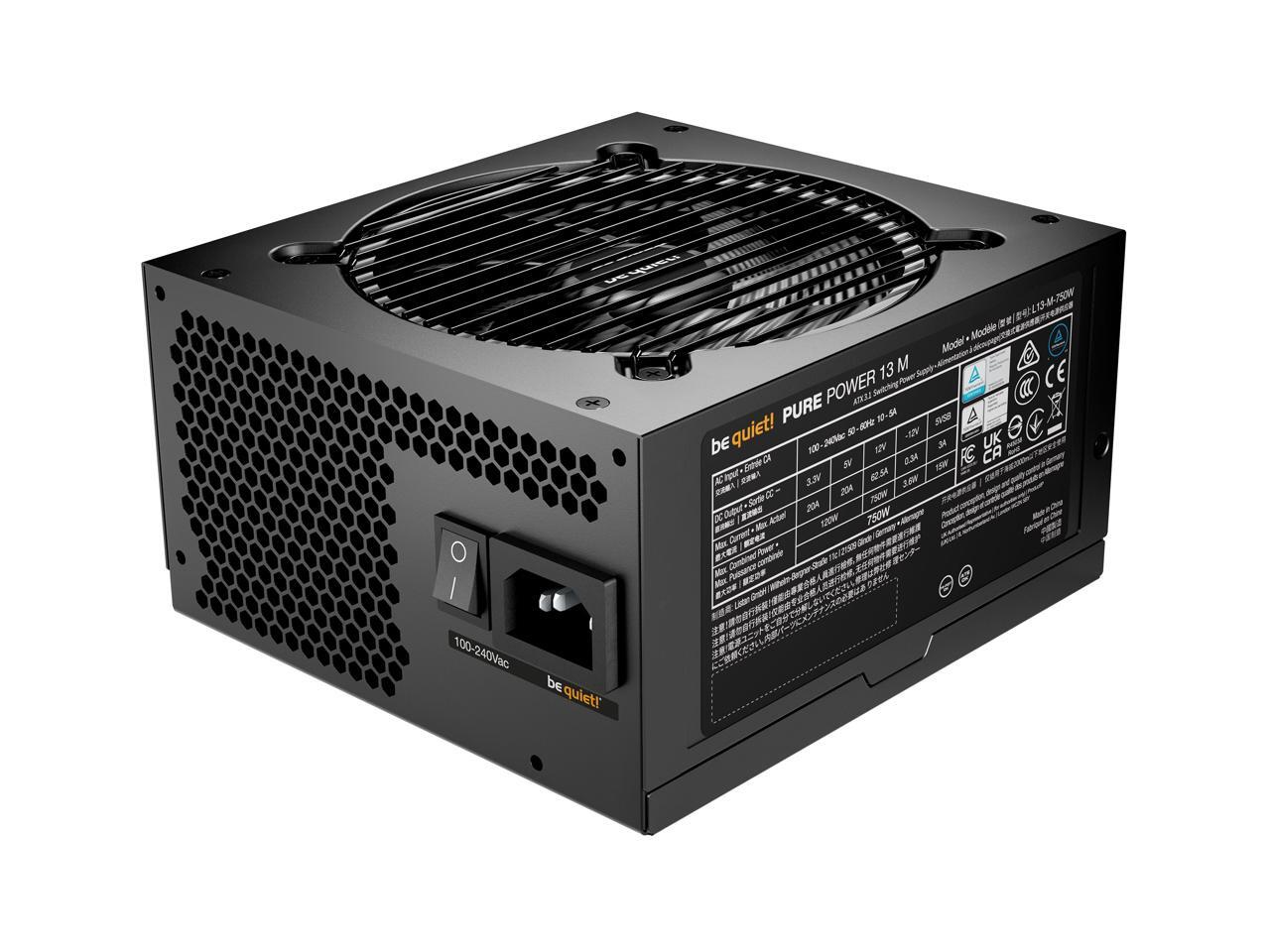 เงียบไว้! เพียวพาวเวอร์ 13 M 7 - Power Supply 750W บทวิจารณ์และราคา