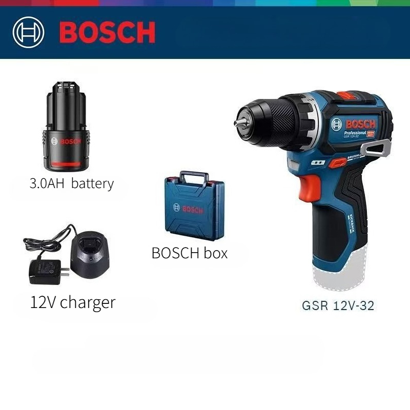 สว่านไฟฟ้าแบบใช้แบตเตอรี่ Bosc - Power Supply 12V บทวิจารณ์และราคา