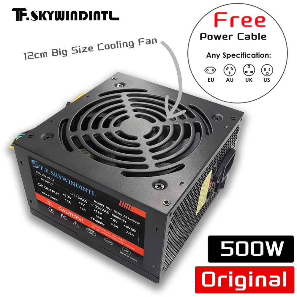 พาวเวอร์ซัพพลาย ATX สำหรับคอมพ - Power Supply 750W บทวิจารณ์และราคา